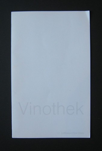 Lufthansa vinothek menu karte - vinothek,