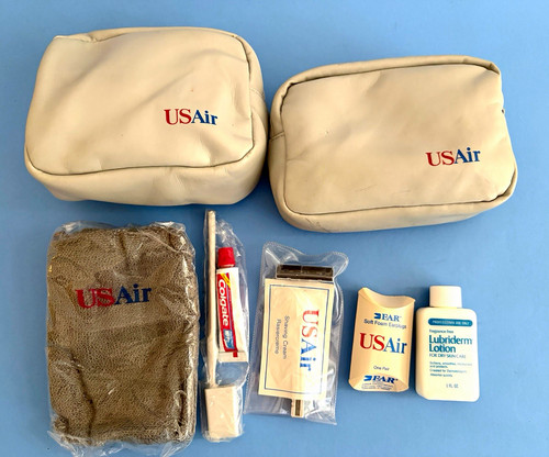 Usair amenity kit vintage 80er - kit,